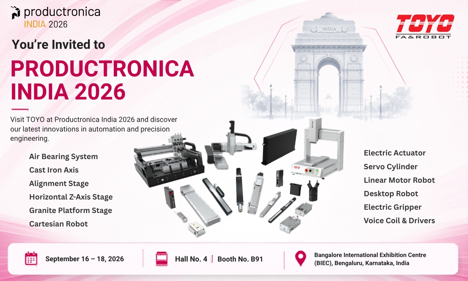 Productronica India 2026 Invitation